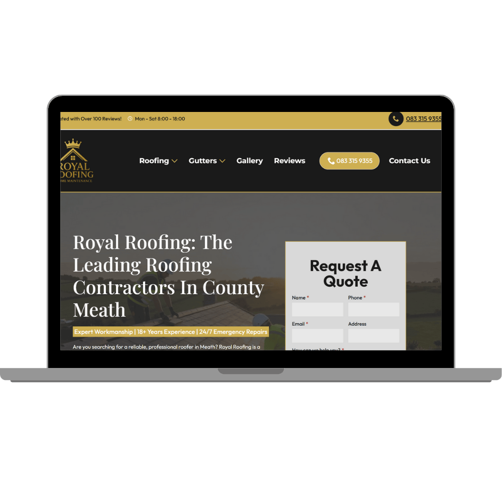 Royal Roofing Website